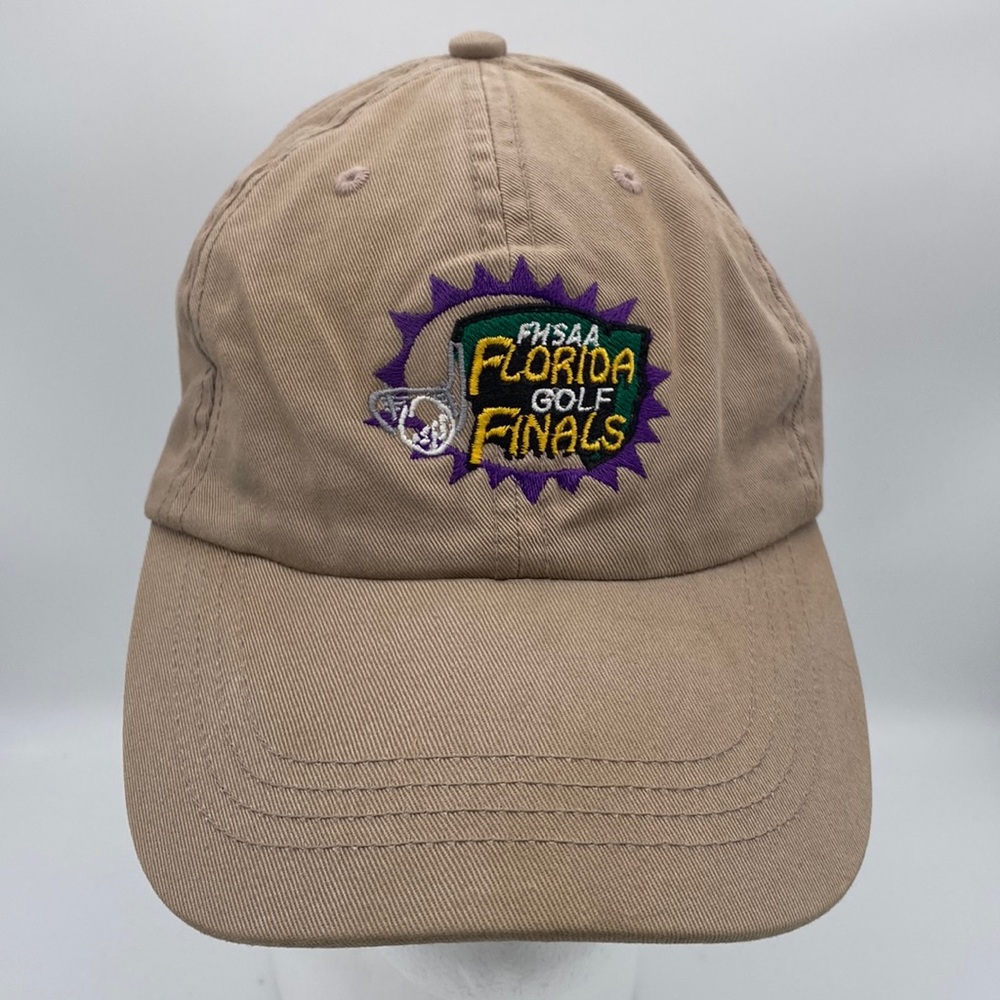 Head to Toe FHSAA Florida Golf Finals Men’s Tan Cap Hat